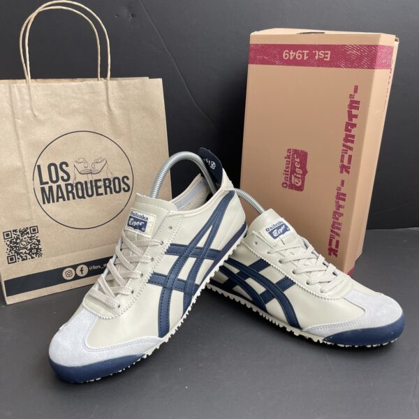 Onitsuka Tiger Mex 66 Beige Azul - Image 2