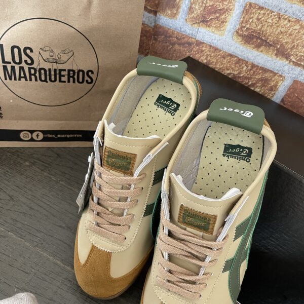 Onitsuka Tiger Mex 66 Beige Verde Oliva - Image 4